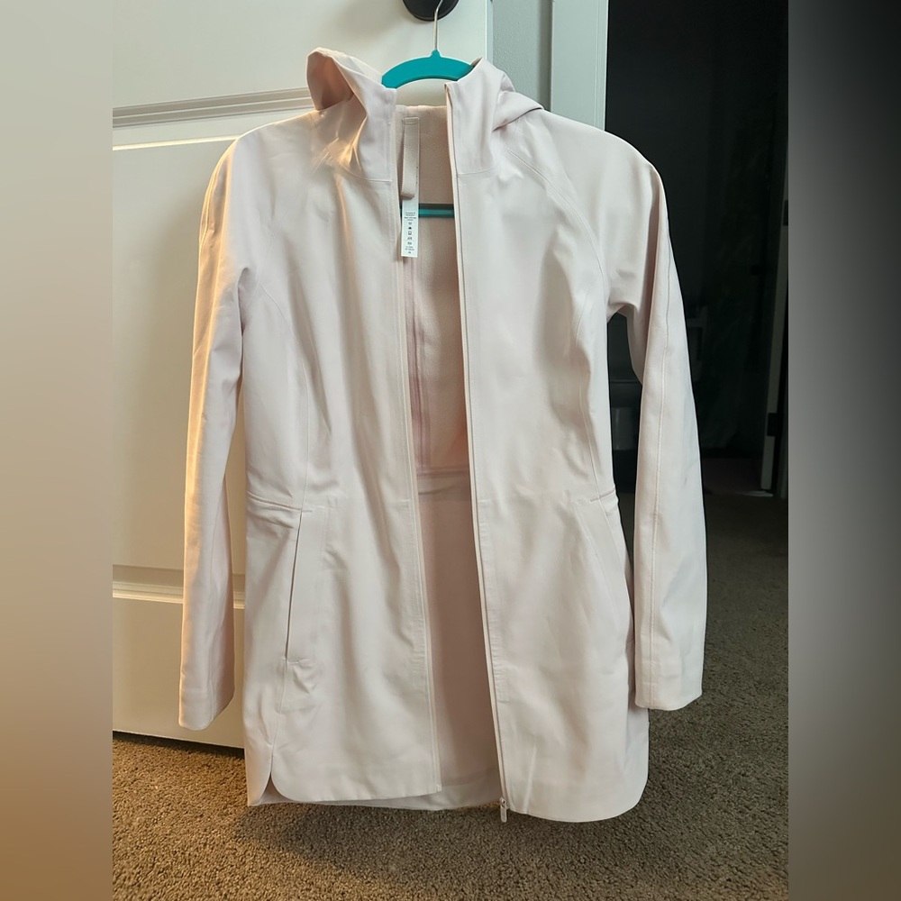 Lululemon Athletica Long Full Zip Rain Jacket